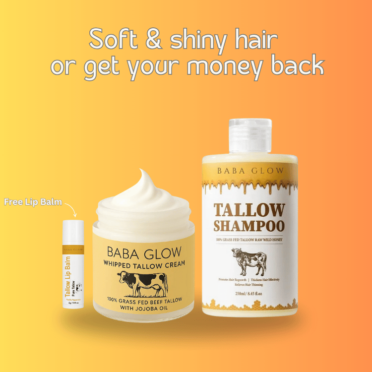 BabaGlow™ Natural Protocol for Shiny Hair