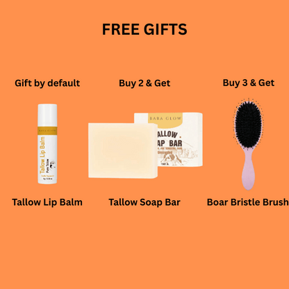 BabaGlow™ Natural Protocol for Shiny Hair